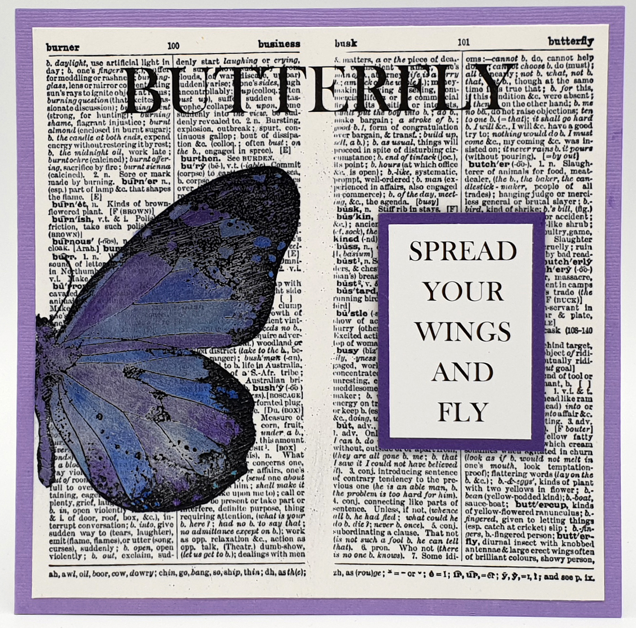 Mudra Stamps – Butterfly Layers 6×4 – Mudra Craft Stamps